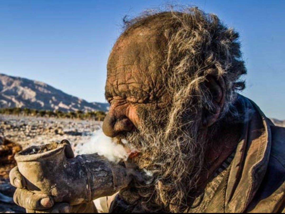 â€˜Worldâ€™s dirtiest manâ€™: Amou Haji, from Iran, has not bathed for 67