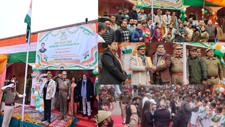 Reasi Court Complex Celebrates 77th Republic Day with Patriotic Fervour