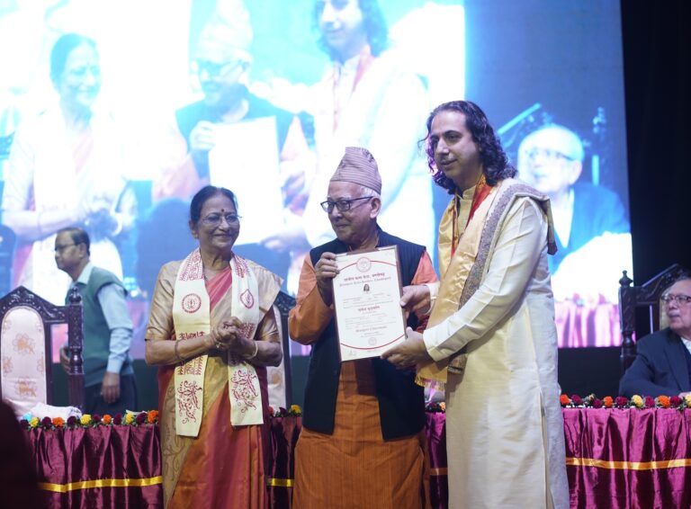 Abhay Sopori Receives Sangeet Churamani (Ph.D in Music)