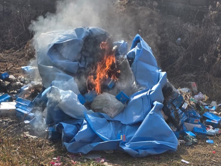 Bundles of Expired Medicines Burned Inside Bandipora Hospital Compound, Probe Ordered After Video Goes Viral