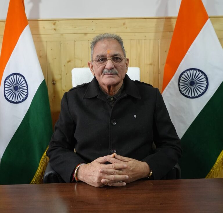 LG Kevinder Gupta Extends Republic Day Greetings, Calls for United Push Towards a Prosperous Ladakh