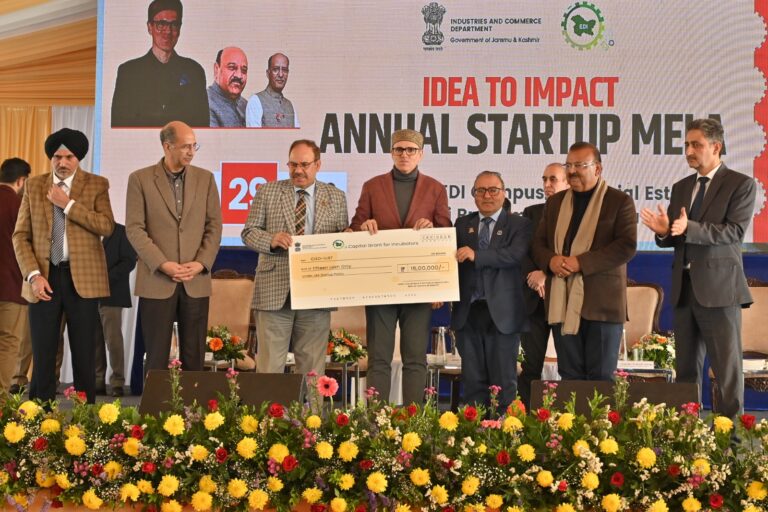 CIED–IUST Foundation Awarded ₹50 Lakh Capital Grant under J&K Startup Policy 2024–27