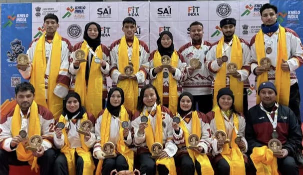 Kargil Stars Shine as Ladakh Clinches Ice Hockey Medals