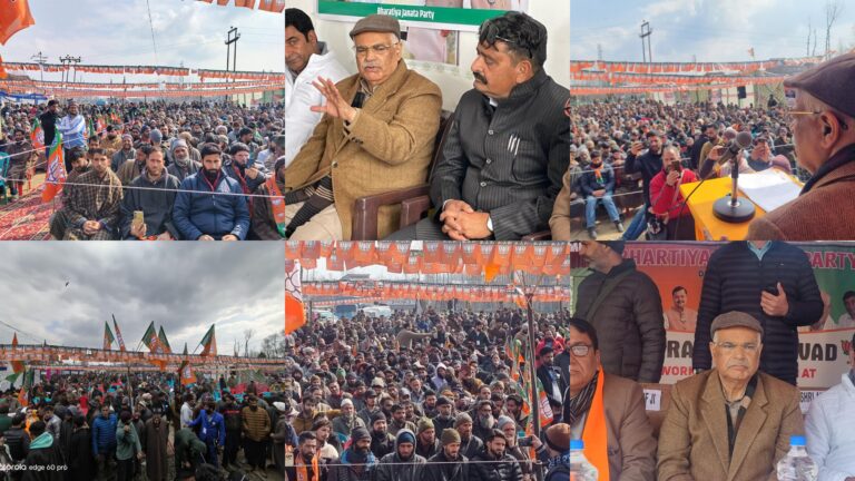 Ashok Koul addresses public convention and organizational meeting in Anantnag