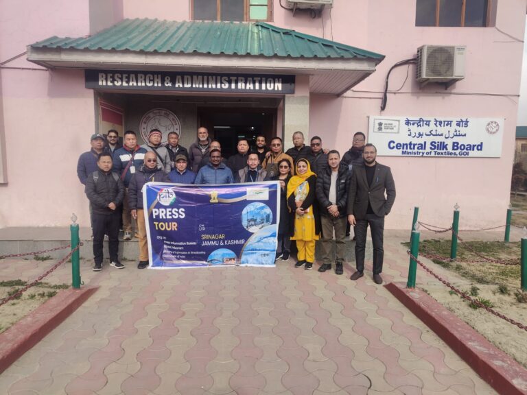 Media Delegation from Mizoram arrives in Srinagar on Five-Day Press Tour
