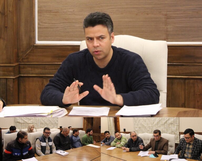 DC Budgam Chairs Review Meeting on Operational and Safety-Related Infrastructure Issues at NIFT Budgam Campus
