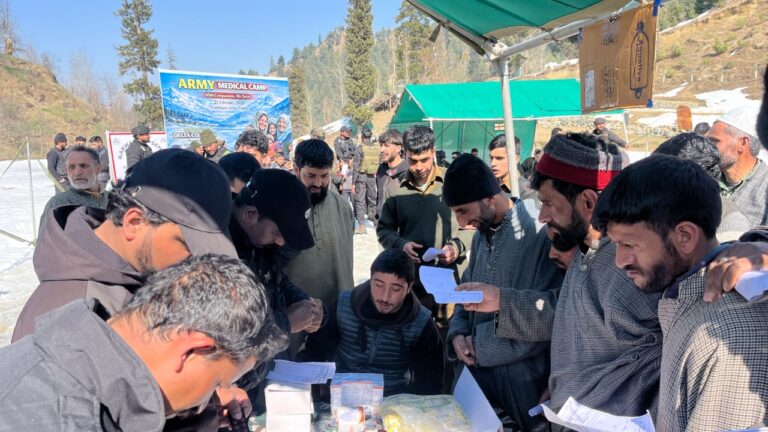 Mega Medical Camp organized by 53 RR in Chalyan Budgam