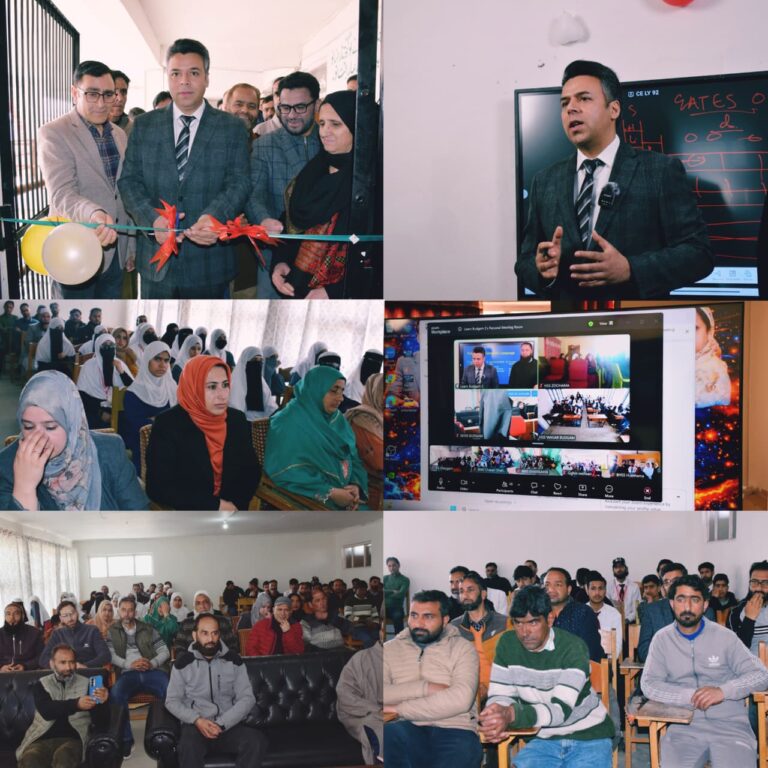 DC Budgam Inaugurates Hybrid Learning System at BHSS Kanir; Delivers Inaugural Lecture on Periodic Table & Semiconductors