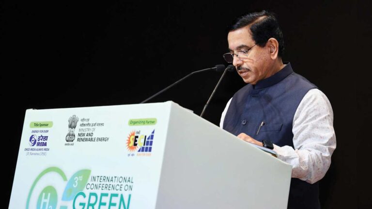 India Sets Global Benchmark in Green Hydrogen Pricing: Union Minister Shri Pralhad Joshi