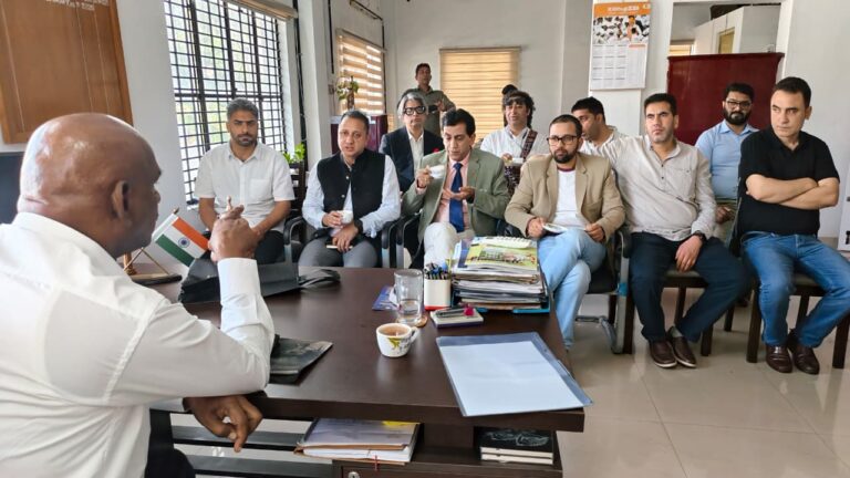 J&K Media Delegation Visits PIB Thiruvananthapuram Office