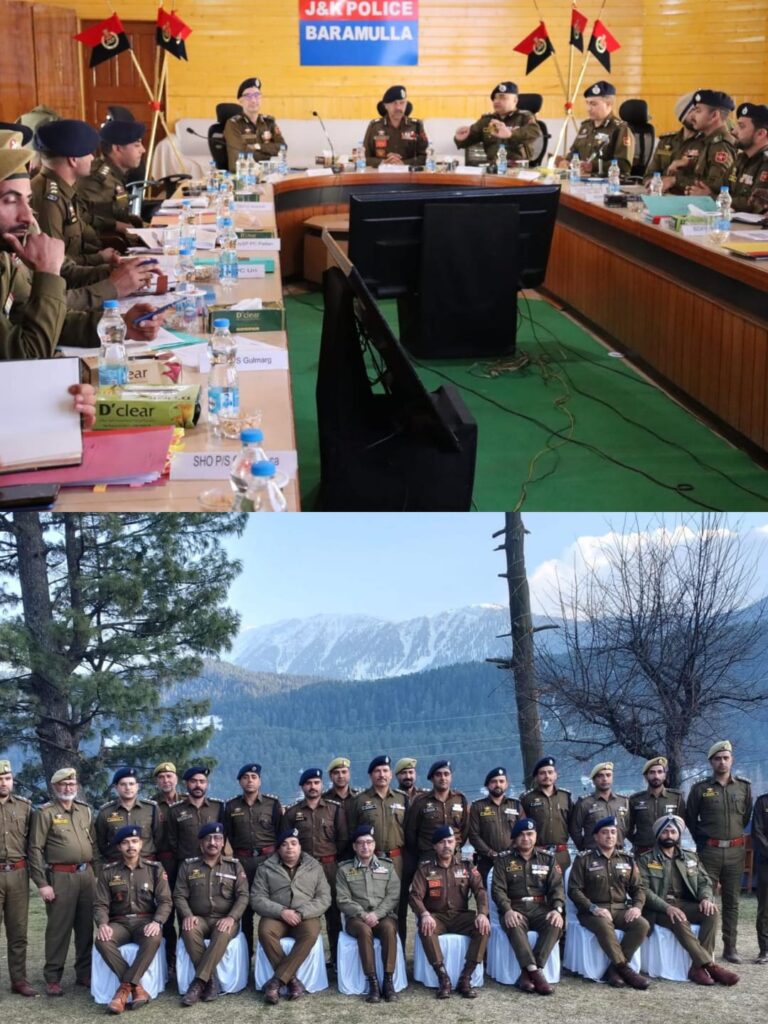 DGP J&K Chairs Security Review Conference of District Baramulla at Tangmarg