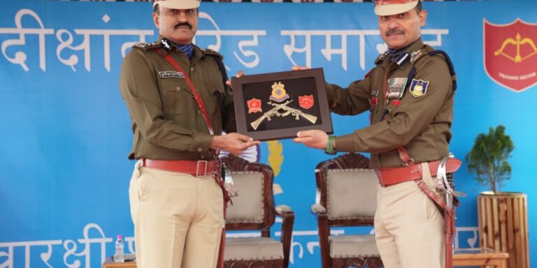 DG CRPF Reviews 105th Batch Passing Out Parade at Lethpora; 584 Recruits Inducted