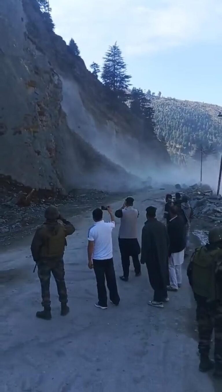 Uri-Muzaffarabad Highway blocked after massive landslide