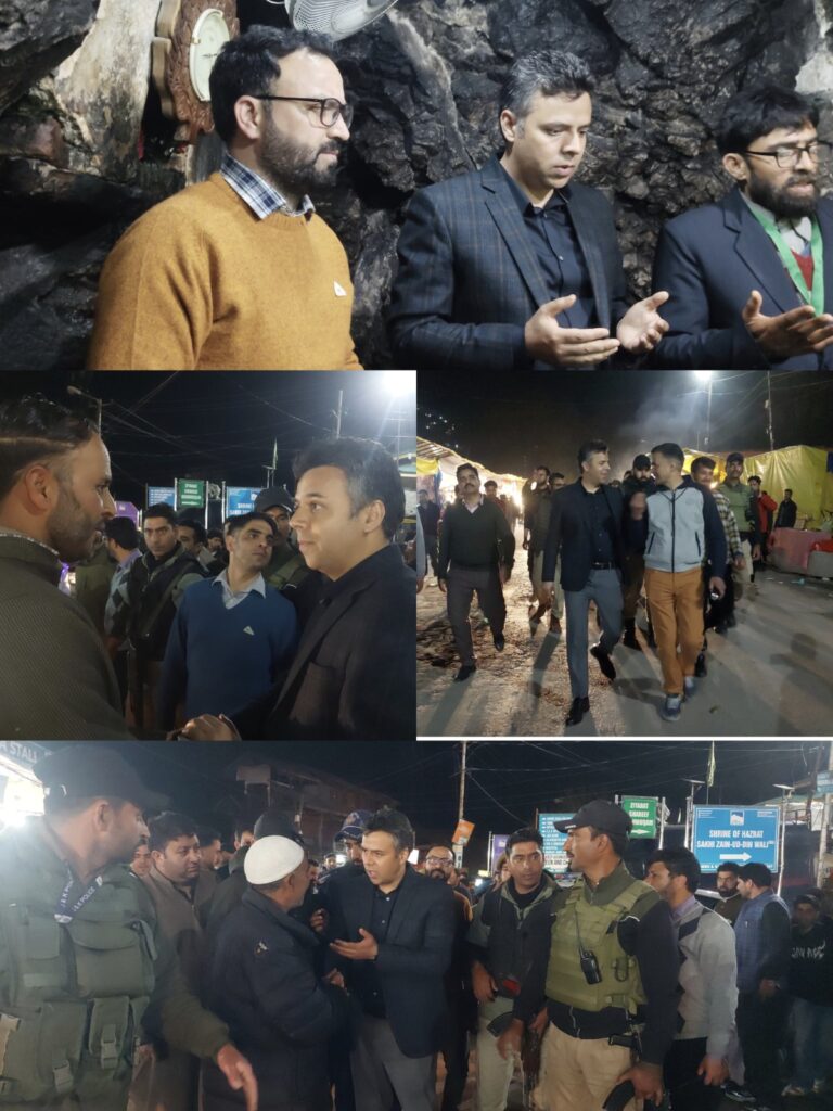 DC Anantnag visits Aishmuqam Shrine; Takes stock of Annual Urs arrangements