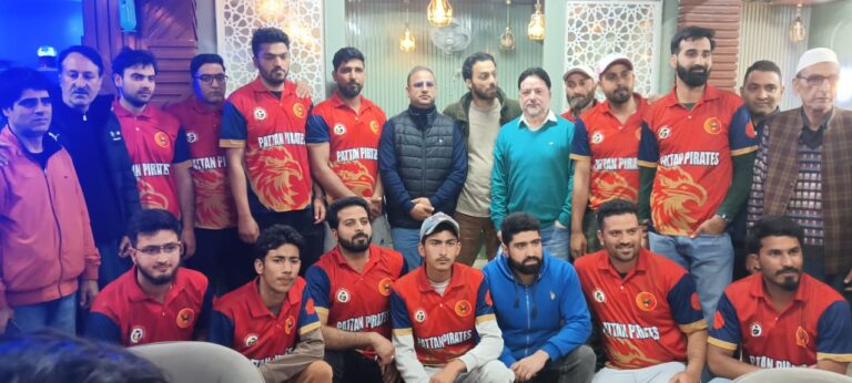 Pattan Pirates Cricket Club Unveils New Uniform in Grand Ceremony at Hatrick Restaurant Pattan