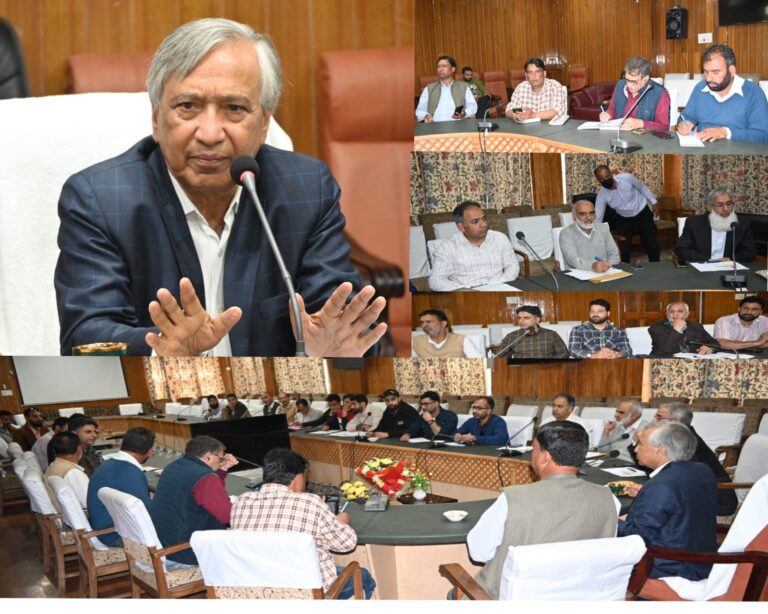 M.Y. Tarigami chairs review meeting on Power Supply issues of Kulgam Constituency