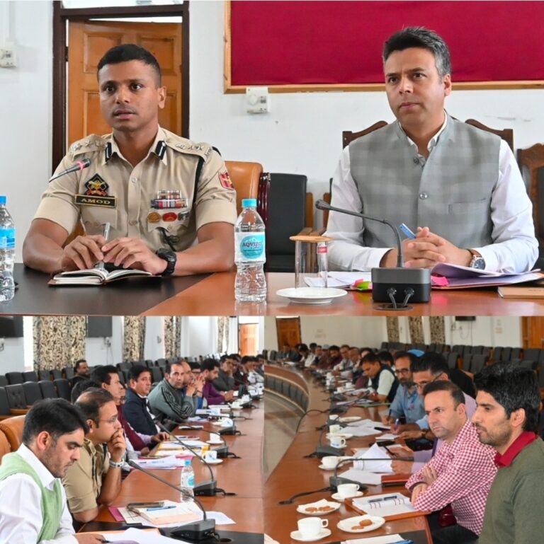 DC Anantnag chairs NCORD Meeting; Reviews measures against Drug Abuse Directs intensifying awareness, enforcement during 100 Day NMJKA Campaign