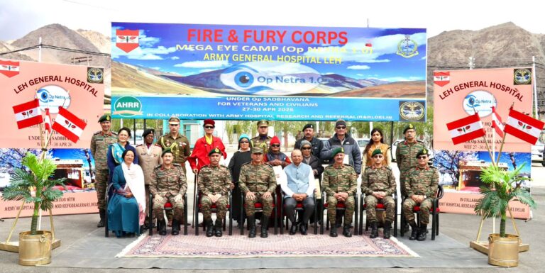 Indian Army Successfully Conducts ‘Op Netra 1.0’, High-Altitude Mega Eye Camp in Leh, Ladakh