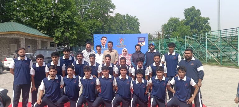 Dr. Shahid Iqbal flags off J&K U-20 Football team for national championship
