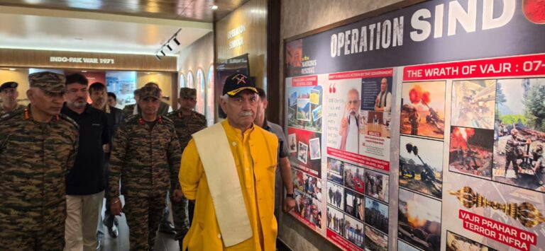 LG Manoj Sinha Inaugurates ‘Shaurya Gatha’ Complex in Tangdhar, Boosts Battlefield Tourism
