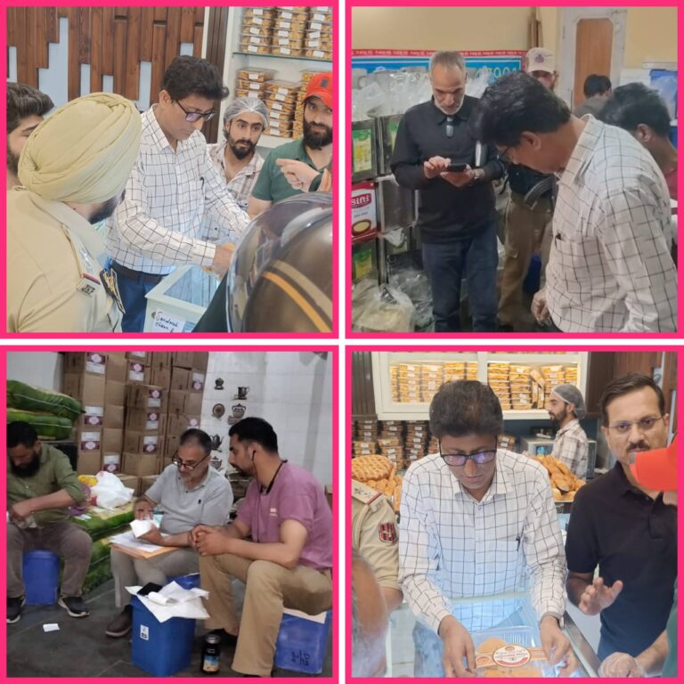 Food Safety Drive Continues in Srinagar