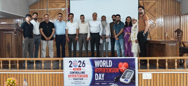 CME on World Hypertension Day held at SKIMS Medical College Srinagar