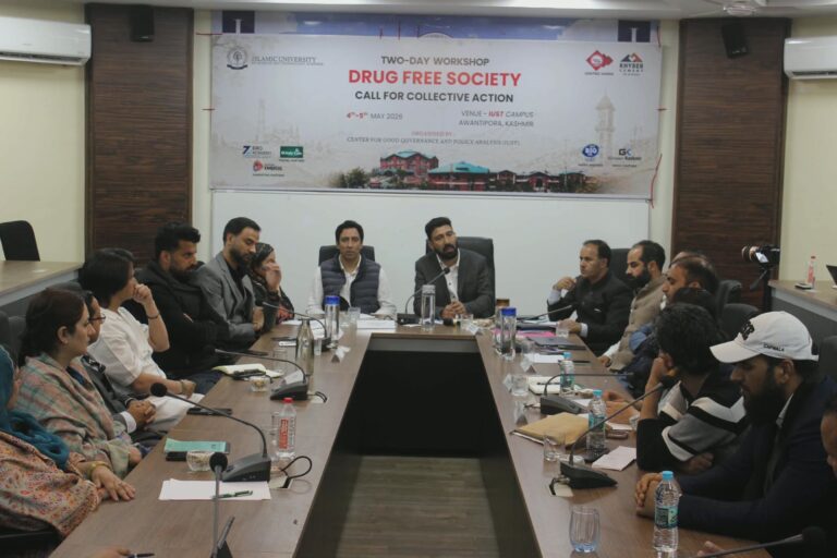 IUST Hosts Key Workshop Engaging Diverse Stakeholders for Community-Led Action and Ethical Accountability to Combat Drug Menace